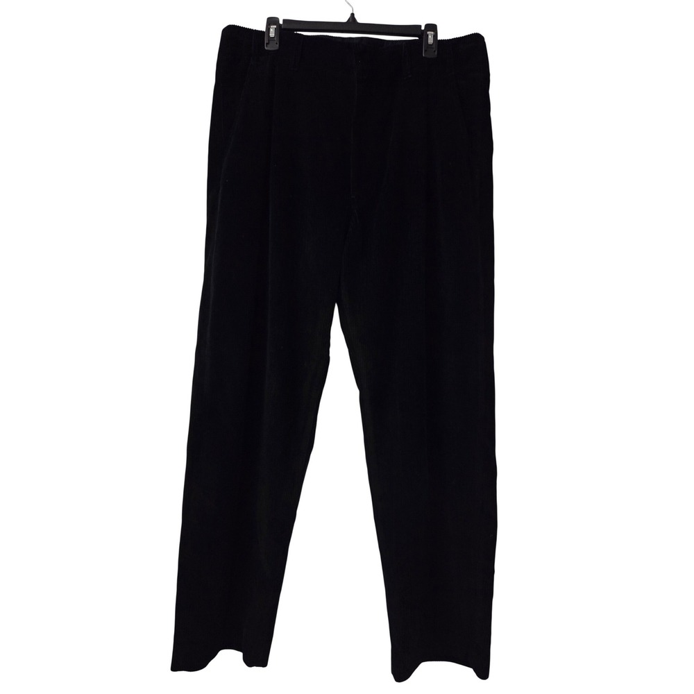 Madewell Pleated Corduroy Pants Cotton Mens 36 Black NWT‎ $158 NX966